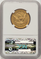 1877 $10 Liberty Eagle NGC AU55+