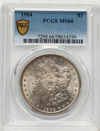 1904 Morgan Dollar PCGS MS66
