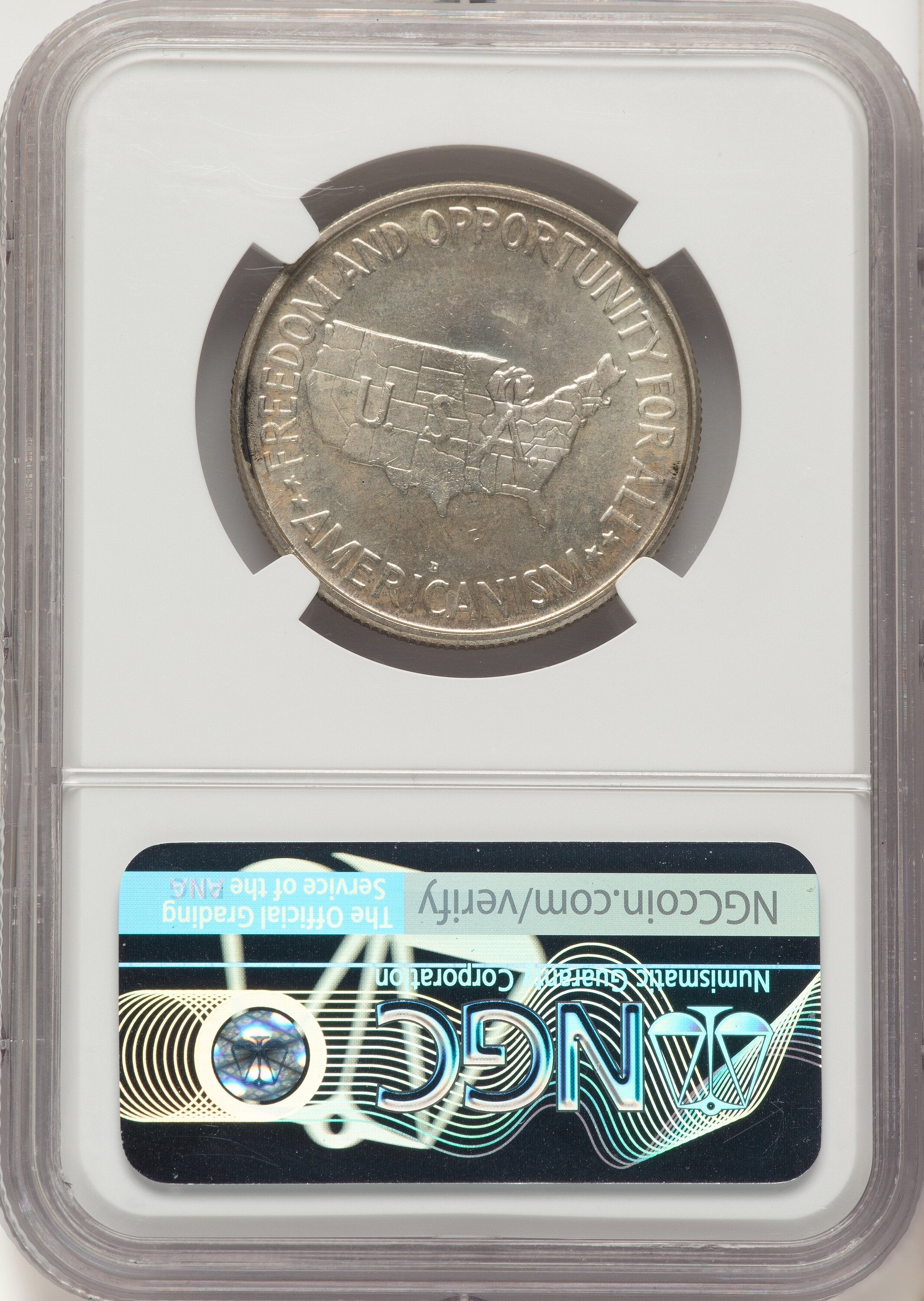 1954-D 50C Washington-Carver Commemorative Silver NGC MS67