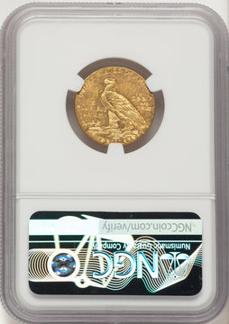 1910 $5 Indian Half Eagle NGC MS63
