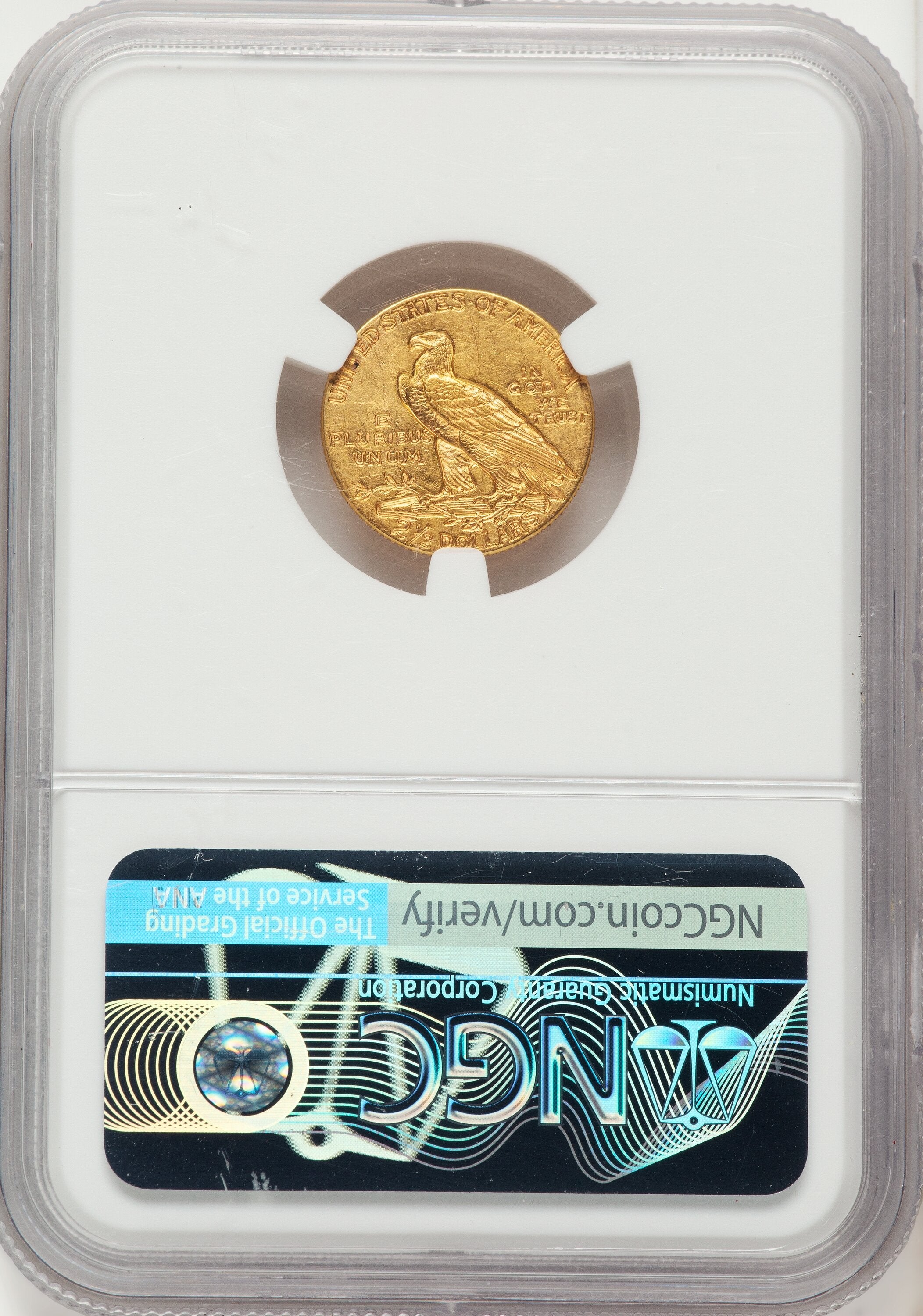 1913 $2.50 Indian Quarter Eagle NGC MS61