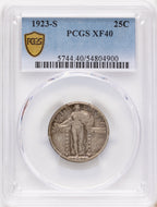 1923-S 25C Standing Liberty Quarter PCGS XF40