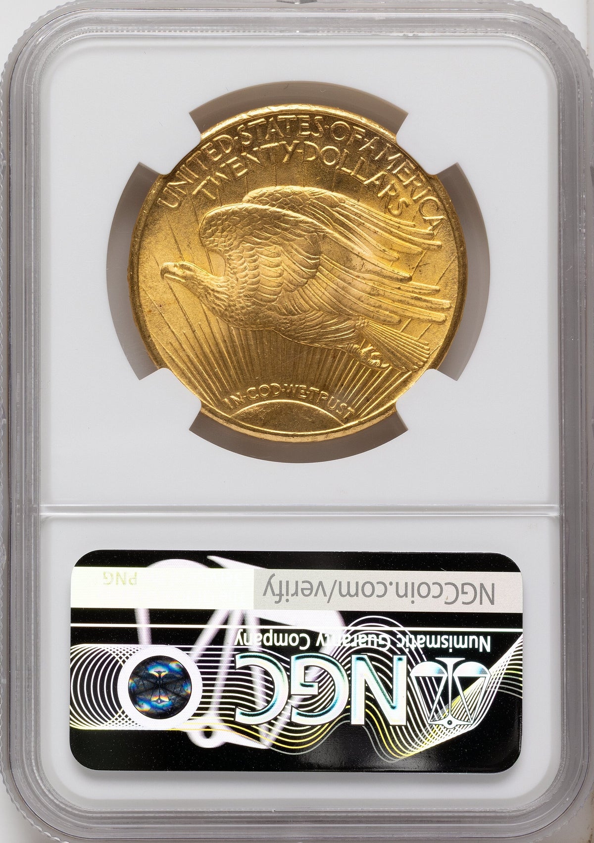 1925 $20 Saint-Gaudens Double Eagle NGC MS66+