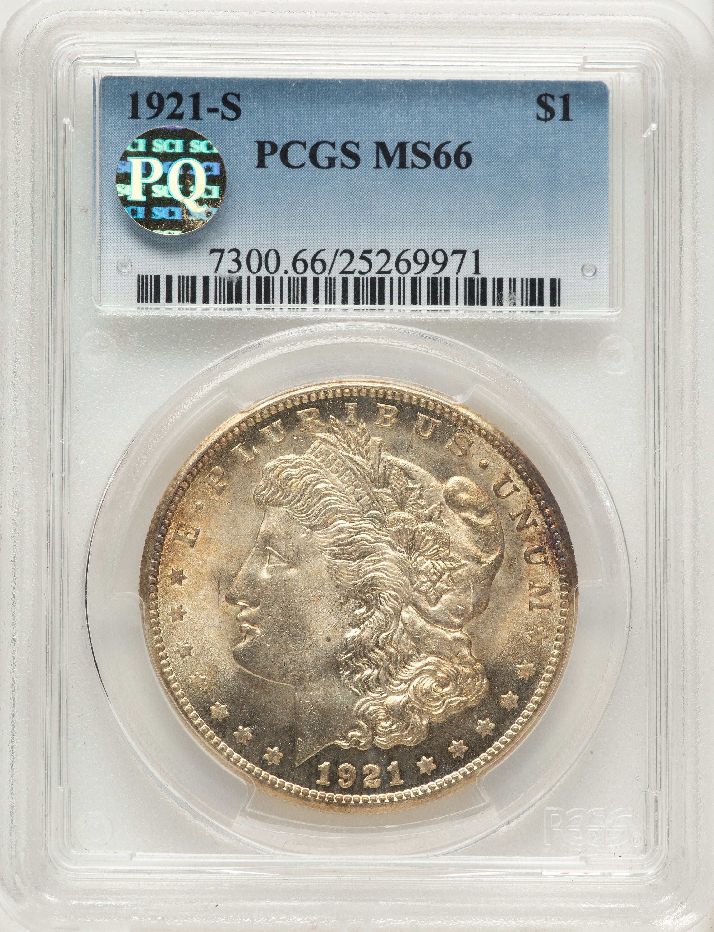 1921-S Morgan Dollar PCGS MS66