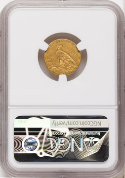 1914-D $2.50 Indian Quarter Eagle NGC AU58