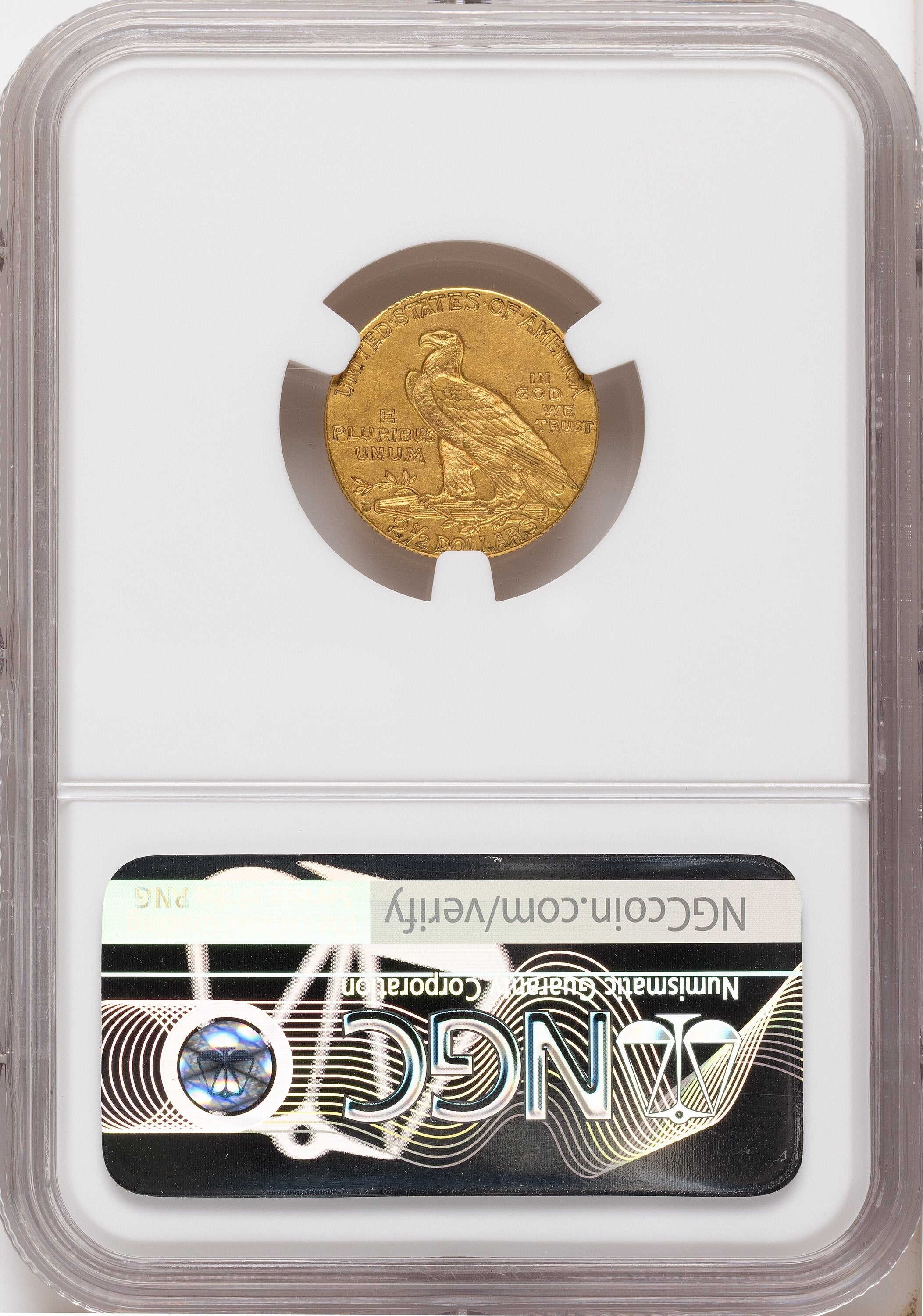 1914-D $2.50 Indian Quarter Eagle NGC AU58