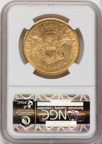 1863-S $20 Liberty Double Eagle NGC XF45