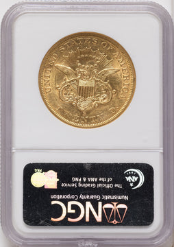 1862-S $20 Liberty Double Eagle NGC XF45