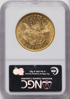 1870-S $20 Liberty Double Eagle NGC AU55