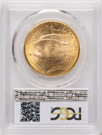 1923-D $20 Saint-Gaudens Double Eagle PCGS MS65+