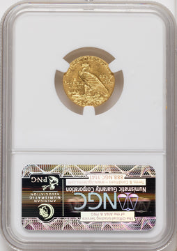 1911 $2.50 Indian Quarter Eagle NGC MS61