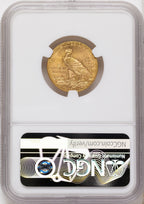 1912 $5 Indian Half Eagle NGC MS63
