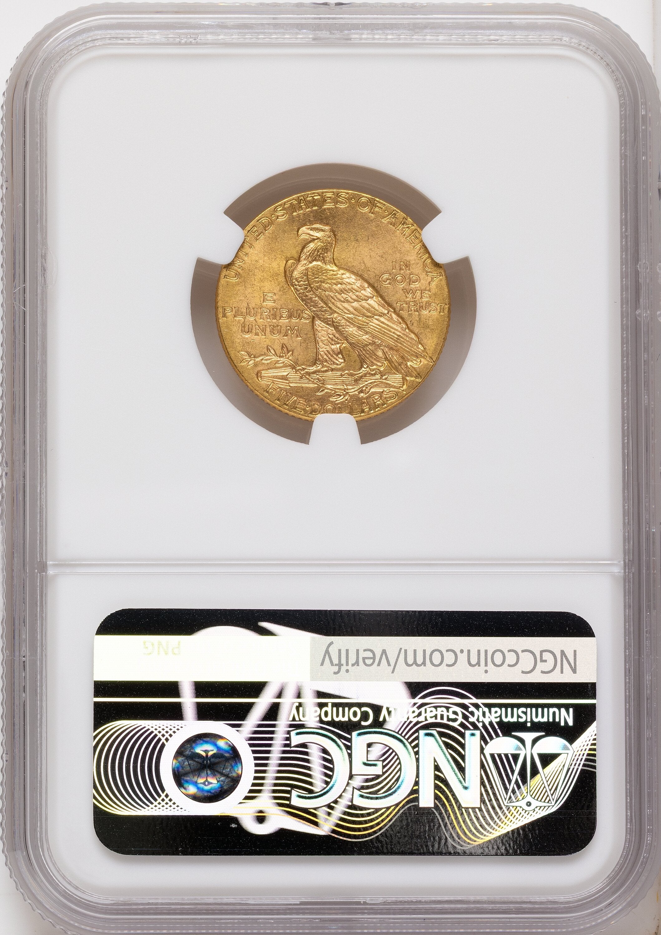 1912 $5 Indian Half Eagle NGC MS63