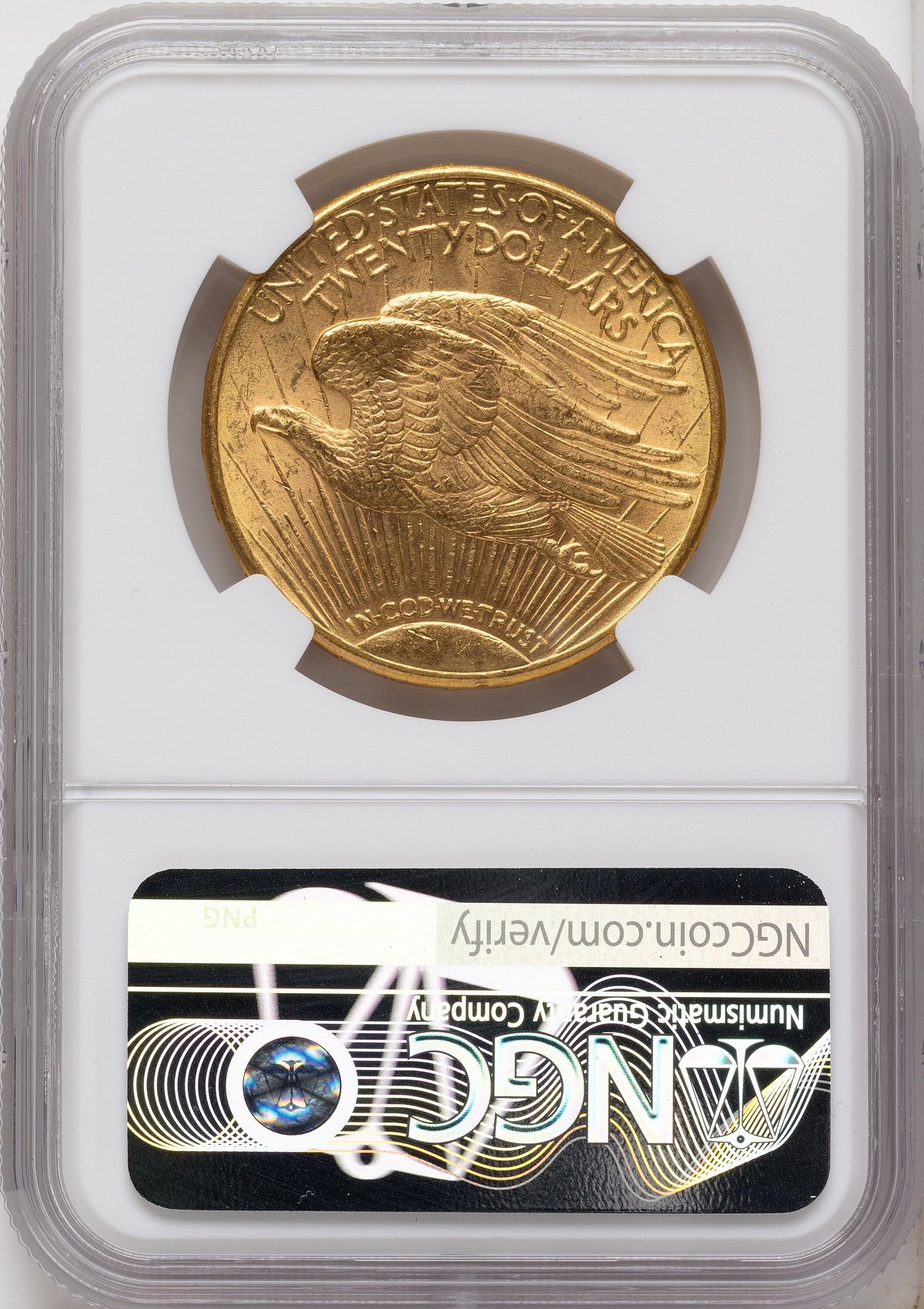 1913-D $20 Saint-Gaudens Double Eagle NGC MS62
