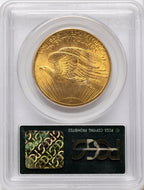 1907 $20 Saint CAC Saint-Gaudens Double Eagle PCGS MS64