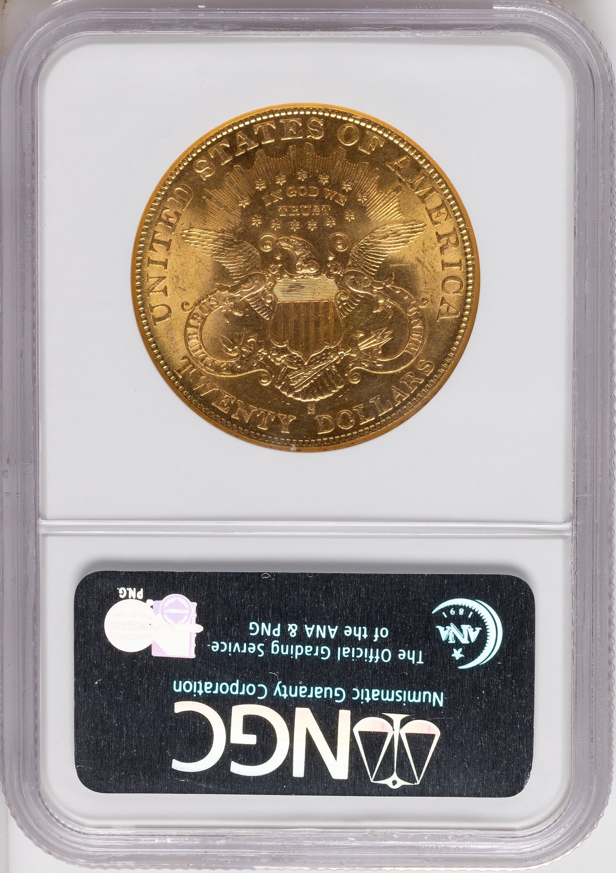 1905-S $20 Liberty Double Eagle NGC MS63