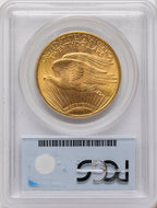1910-D $20 Saint-Gaudens Double Eagle PCGS MS63