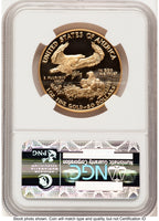 1992-W Proof Gold Eagle 1 oz Brown Label NGC PF70
