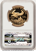 1993-W Proof Gold Eagle 1 oz Brown Label NGC PF70