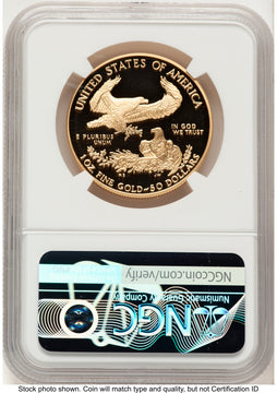 1995-W Proof Gold Eagle 1 oz Brown Label NGC PF70