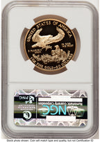 2004-W Proof Gold Eagle 1 oz Brown Label NGC PF70