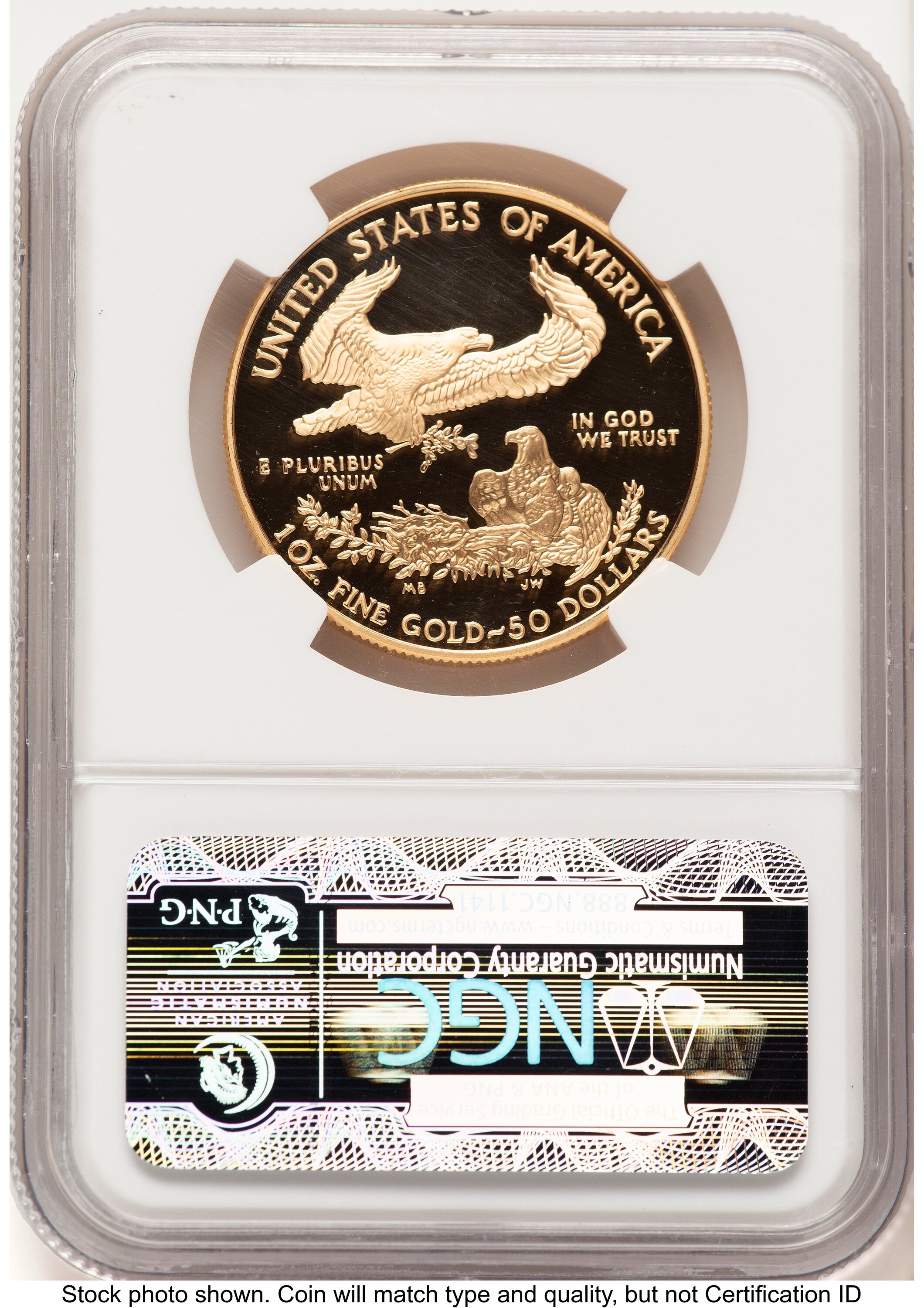 2006-W Proof Gold Eagle 1 oz Brown Label NGC PF70