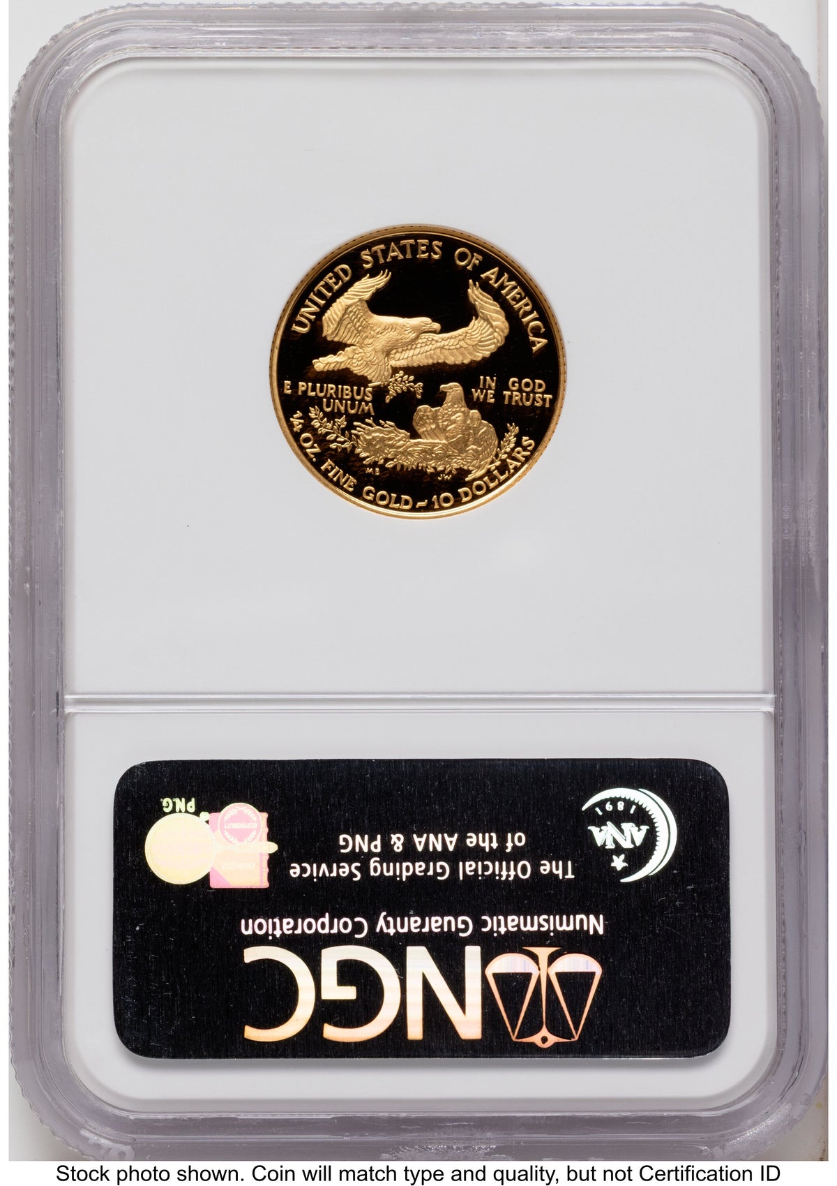 1995-W Proof Gold Eagle 1/4 oz Brown Label NGC PF70