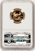 2001-W Proof Gold Eagle 1/4 oz Brown Label NGC PF70
