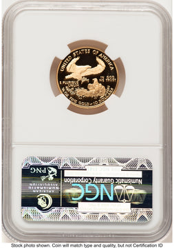 2004-W Proof Gold Eagle 1/4 oz Brown Label NGC PF70