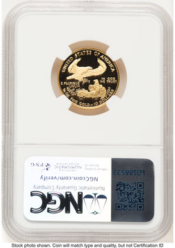 2006-W Proof Gold Eagle 1/4 oz Brown Label NGC PF70