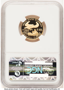 2007-W Proof Gold Eagle 1/4 oz Brown Label NGC PF70