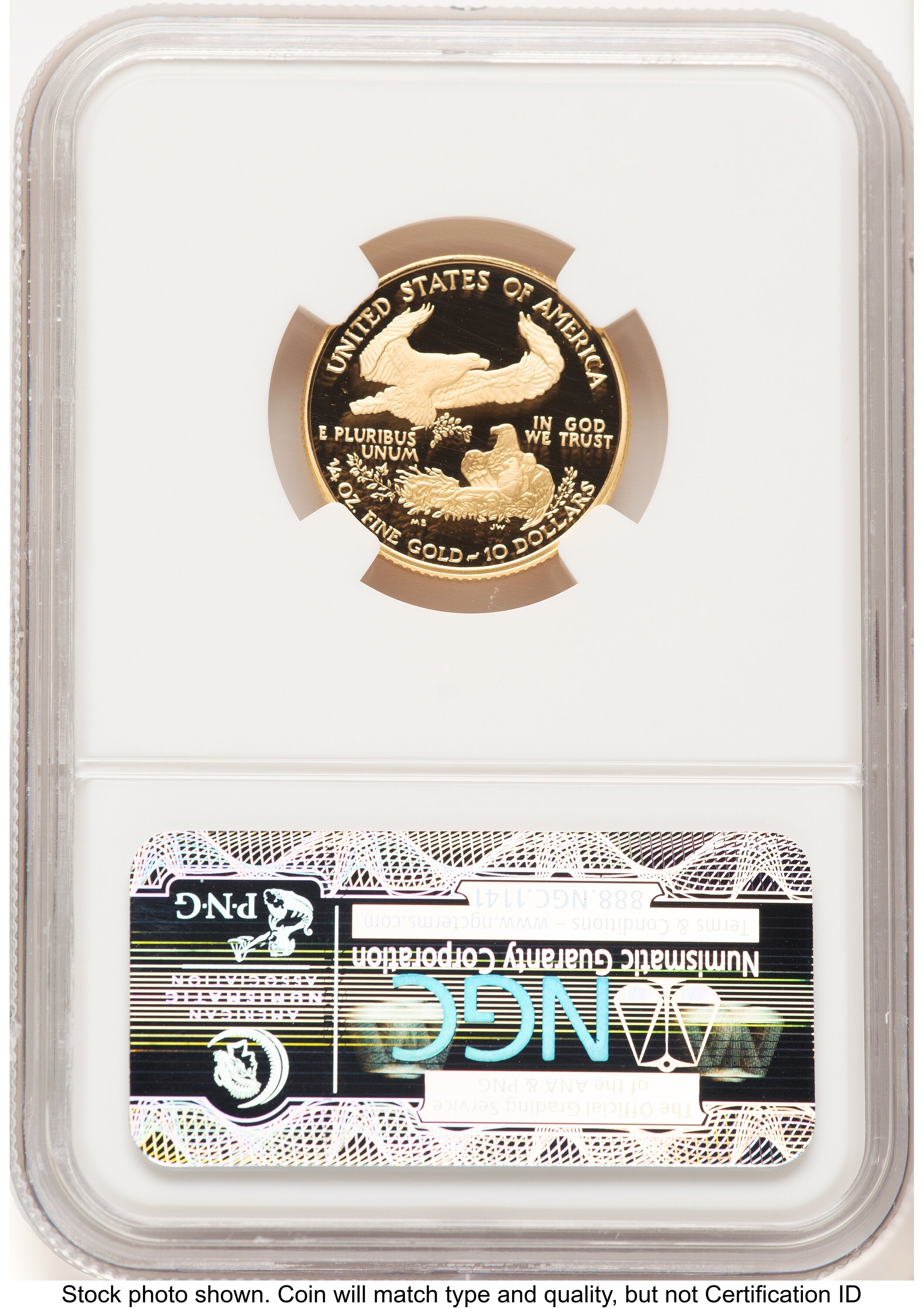 2007-W Proof Gold Eagle 1/4 oz Brown Label NGC PF70