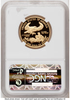 2012-W Proof Gold Eagle 1/2 oz ER Blue NGC PF70