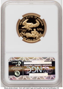 2014-W Proof Gold Eagle 1/2 oz ER Blue NGC PF70