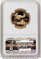 2014-W Proof Gold Eagle 1/2 oz ER Blue NGC PF70