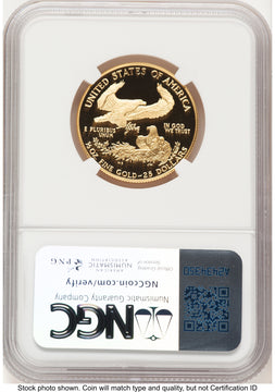 1994-W Proof Gold Eagle 1/2 oz Brown Label NGC PF70