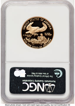 1997-W Proof Gold Eagle 1/2 oz Brown Label NGC PF70
