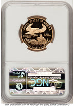 2002-W Proof Gold Eagle 1/2 oz Brown Label NGC PF70
