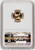 2012-W Proof Gold Eagle 1/10 oz ER Blue NGC PF70