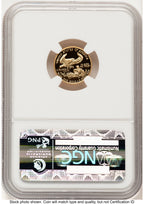 1990-P Proof Gold Eagle 1/10 oz Brown Label NGC PF70