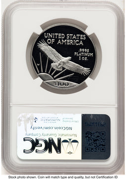 1997-W Proof Platinum Eagle 1 oz Brown Label NGC PF70