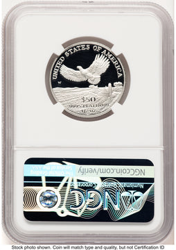 2000-W Proof Platinum Eagle 1/2 oz Brown Label NGC PF70