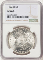 1902-O Morgan Dollar NGC MS66+
