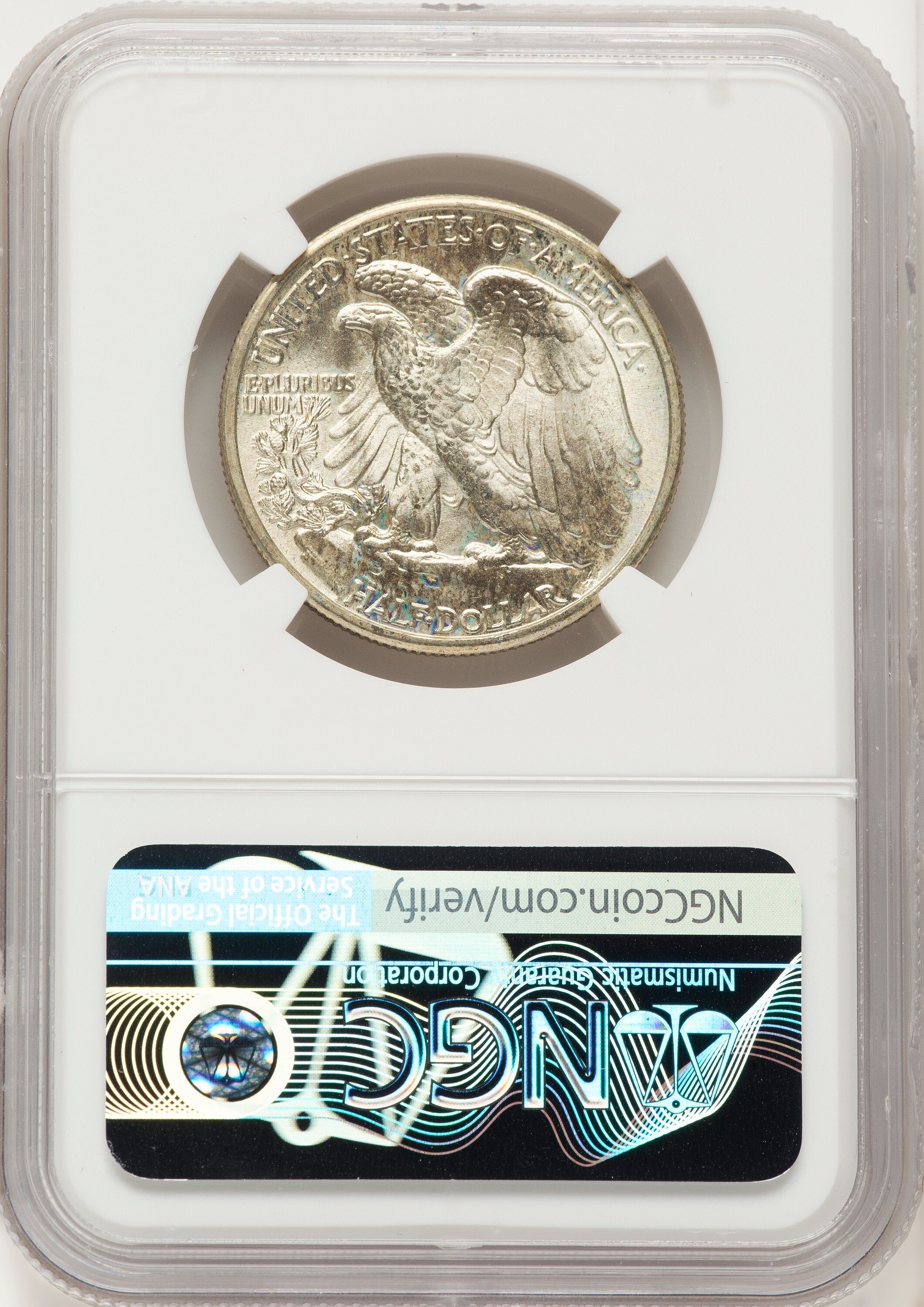 1941 50C CAC Walking Liberty Half Dollar NGC MS67+