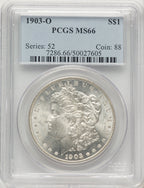 1903-O Morgan Dollar PCGS MS66