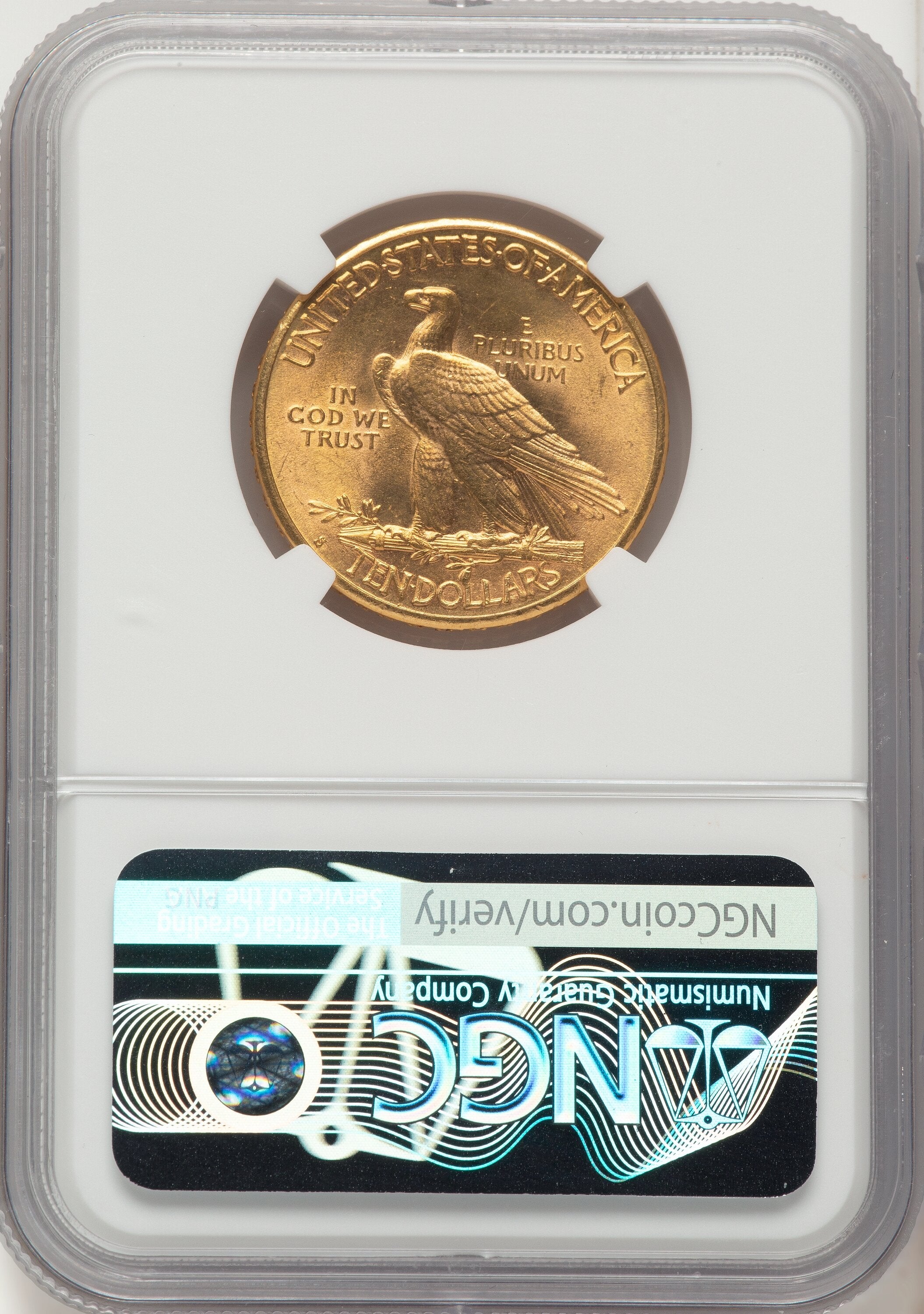 1909-S $10 Indian Eagle NGC MS63