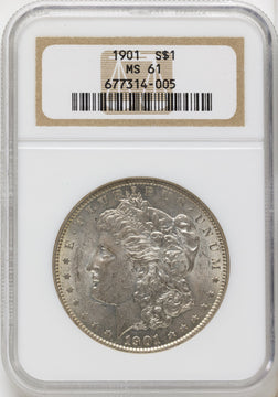 1901 Morgan Dollar NGC MS61
