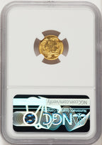 1874 G$1 Gold Dollar NGC MS60