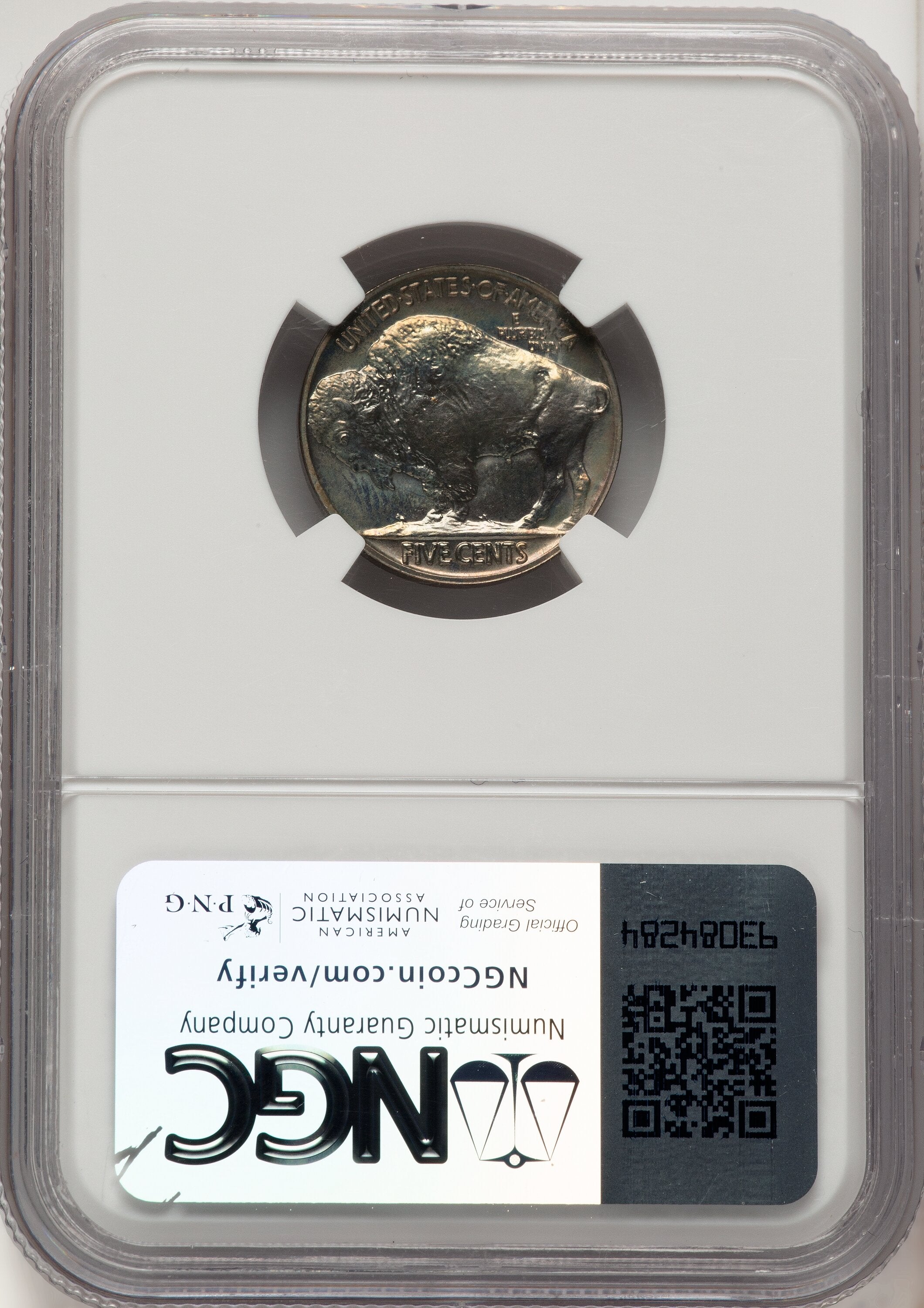 1937 5C Proof Buffalo Nickel NGC PR68