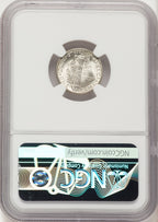 1940 10C FB Mercury Dime NGC MS68